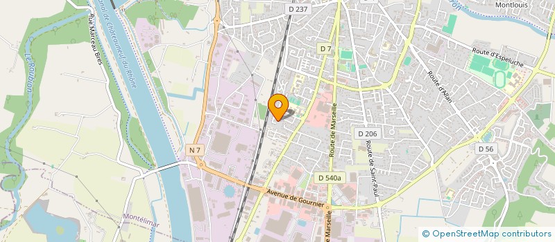 localisation de l'entreprise GL CONSULTING à MONTELIMAR