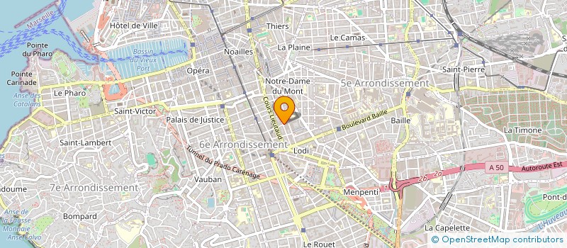 localisation de l'entreprise GL DENTAL à MARSEILLE