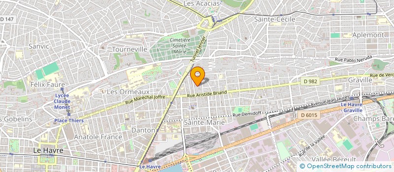 localisation de l'entreprise GL DIAG à LE HAVRE