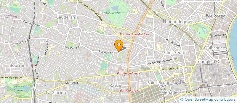 localisation de l'entreprise GL DIFFUSION ROTIN TAPIS CADEAUX à BORDEAUX