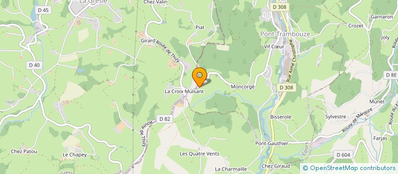 localisation de l'entreprise GL ELEC à COURS
