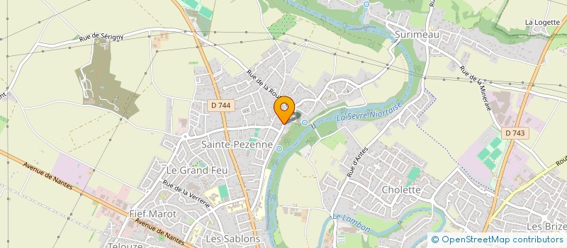 localisation de l'entreprise GL ENERGIE à NIORT