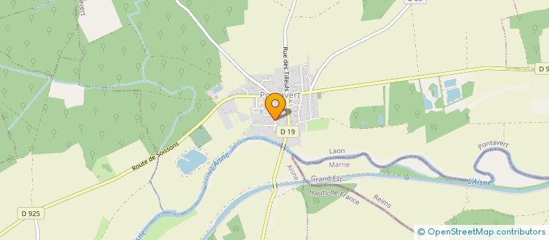 localisation de l'entreprise GL ENERGIES à PONTAVERT