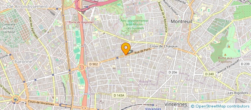 localisation de l'entreprise GL EVENTS MONTREUIL à MONTREUIL