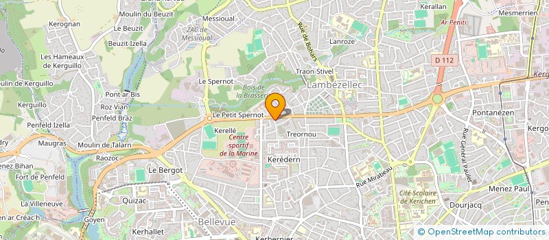 localisation de l'entreprise GL FINANCES à BREST