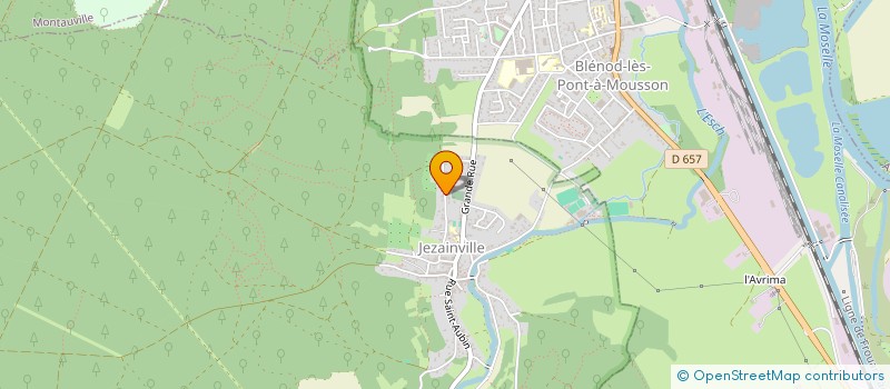 localisation de l'entreprise GL FORMATIONS  JEZAINVILLE