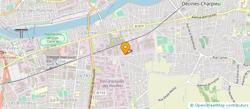 localisation de l'entreprise GL GRAPHIC  SAINT-LAURENT-DE-MURE