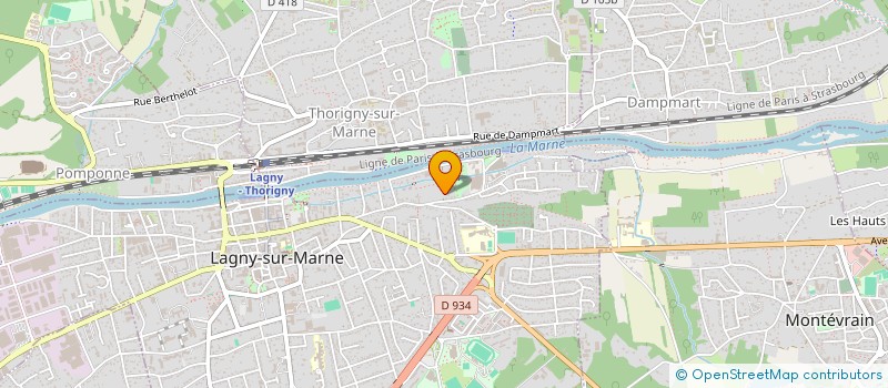 localisation de l'entreprise GL GROUP  LAGNY-SUR-MARNE