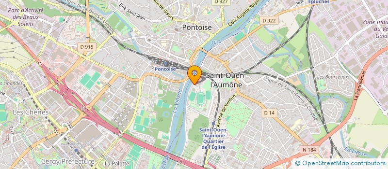 localisation de l'entreprise GL HOLD à SAINT-OUEN-L'AUMONE