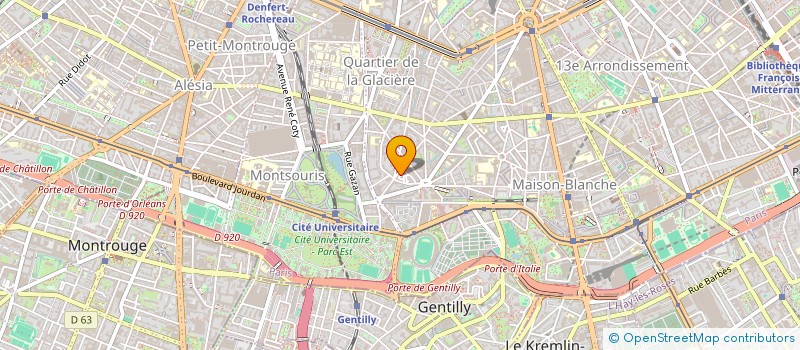 localisation de l'entreprise GL HOLDING  PARIS