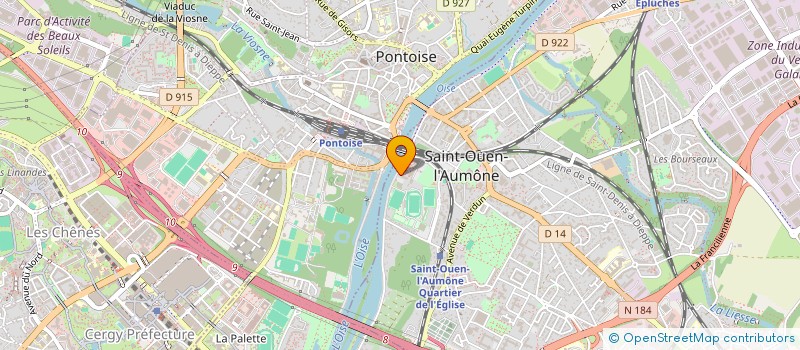 localisation de l'entreprise GL HOME à SAINT-OUEN-L'AUMONE