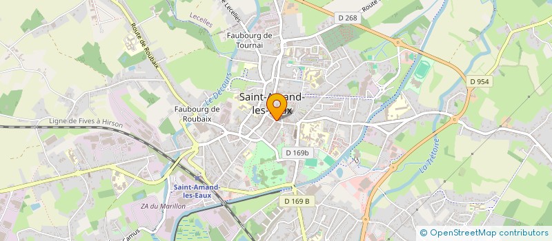 localisation de l'entreprise GL HOME IMMO  SAINT-AMAND-LES-EAUX