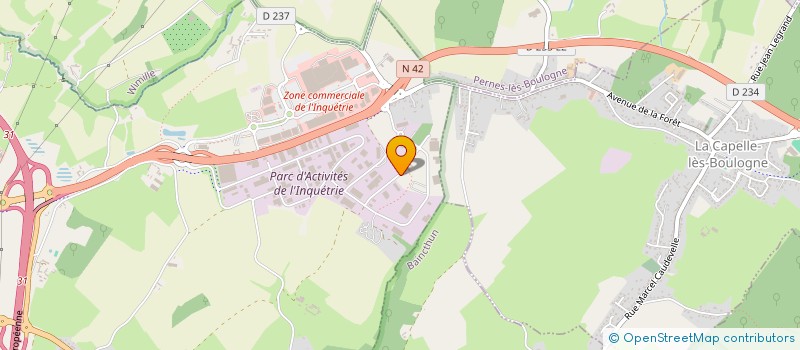 localisation de l'entreprise GL IMMO  BOULOGNE-SUR-MER