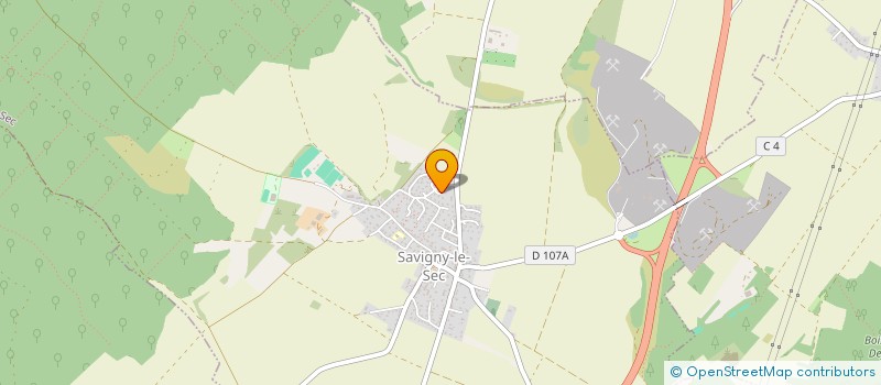 localisation de l'entreprise GL IMMO  SAVIGNY-LE-SEC