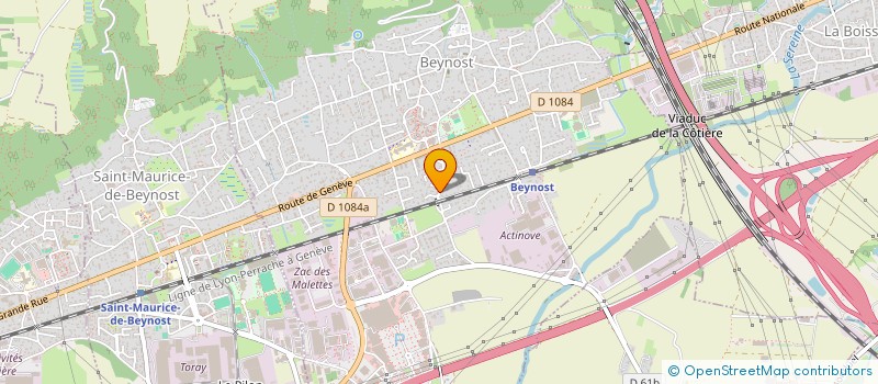 localisation de l'entreprise GL IMMO à BEYNOST
