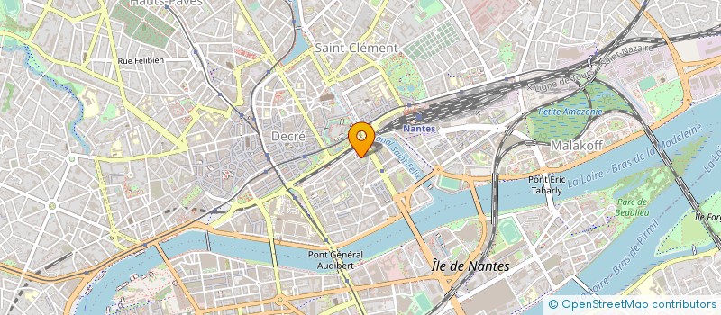 localisation de l'entreprise GL IMMO à NANTES
