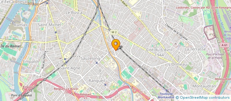 localisation de l'entreprise GL IMMO à TOULOUSE