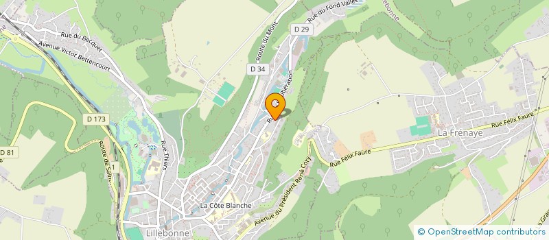 localisation de l'entreprise GL IMMO  SAINT-VINCENT-CRAMESNIL