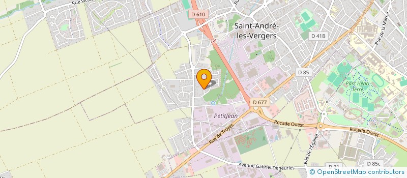 localisation de l'entreprise GL IMMO  SAINT-ANDRE-LES-VERGERS