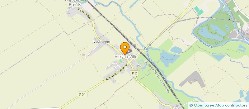 localisation de l'entreprise GL IMMO  VITRY-LA-VILLE