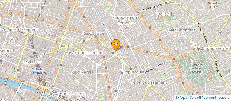 localisation de l'entreprise GL IMMOBILIER PARIS MARAIS  PARIS