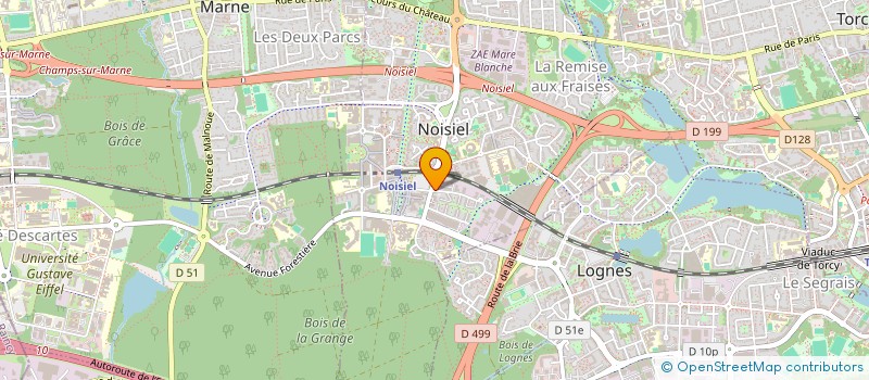 localisation de l'entreprise GL INDUSTRIES à NOISIEL