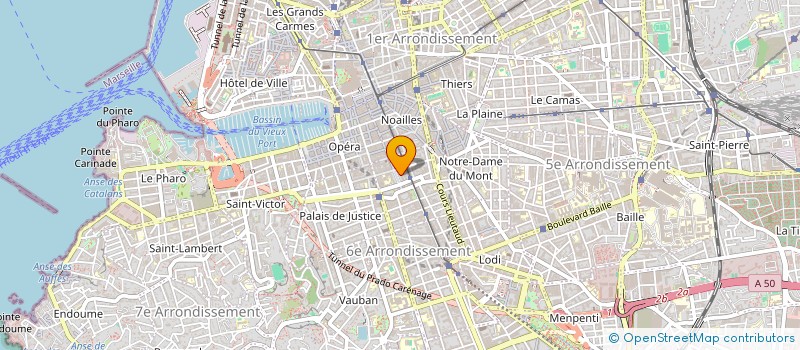 localisation de l'entreprise GL INVEST  MARSEILLE