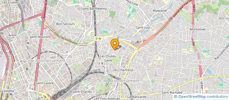 localisation de l'entreprise GL INVEST à MARSEILLE