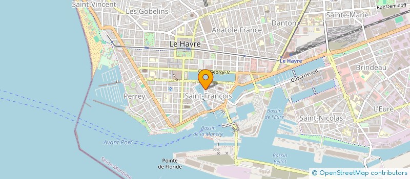 localisation de l'entreprise GL INVESTISSEMENT à LE HAVRE