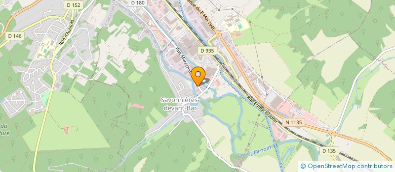 localisation de l'entreprise GL INVESTISSEMENTS SCI à SAVONNIERES-DEVANT-BAR