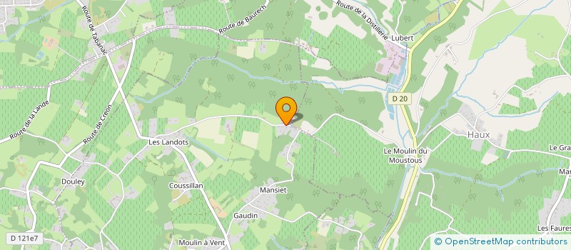 localisation de l'entreprise GL MACM 01  TABANAC