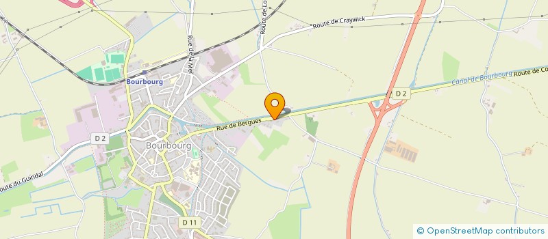 localisation de l'entreprise GL MENUISERIE & SERVICE à BOURBOURG