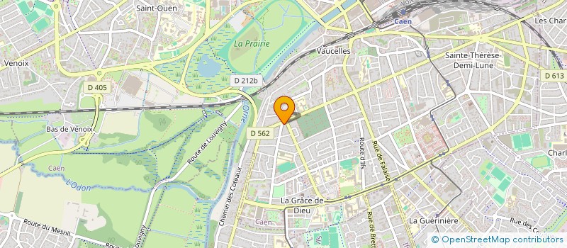 localisation de l'entreprise GL MENUISERIES à CAEN