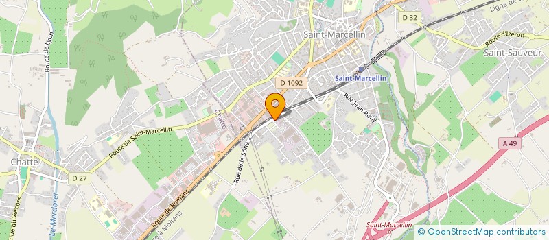 localisation de l'entreprise GL METAUX  SAINT-MARCELLIN