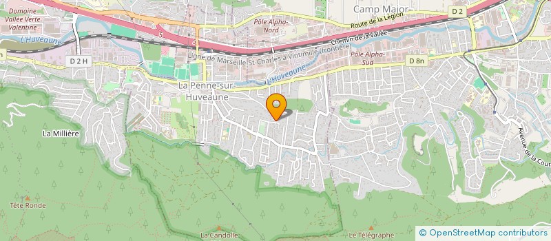 localisation de l'entreprise GL MOTORS  LA PENNE-SUR-HUVEAUNE