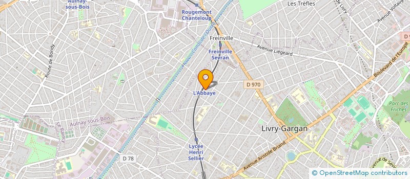 localisation de l'entreprise GL NET à LIVRY-GARGAN