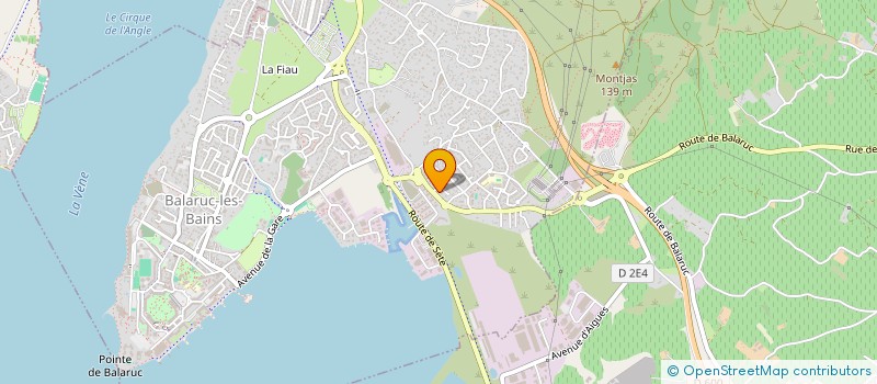 localisation de l'entreprise GL OCCITANIE  BALARUC-LES-BAINS