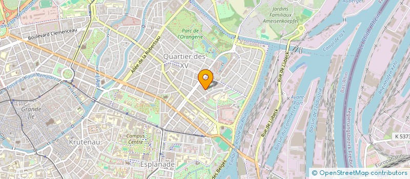 localisation de l'entreprise GL PAIES à STRASBOURG