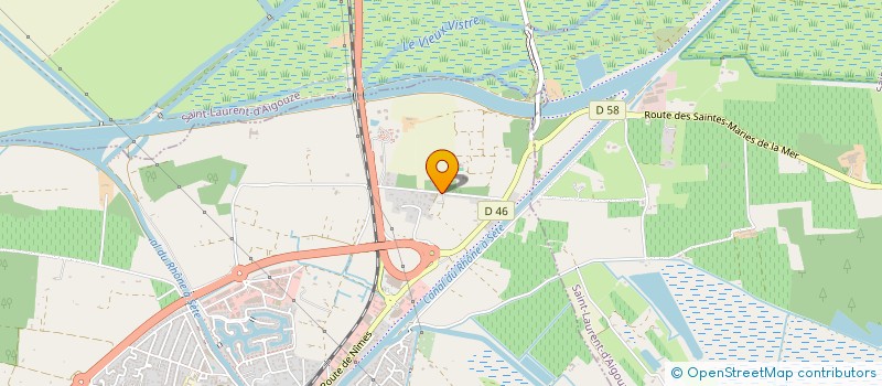 localisation de l'entreprise GL-PARTNERS  AIGUES-MORTES