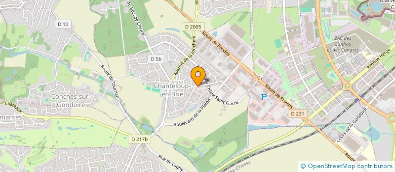 localisation de l'entreprise GL PATRIMOINE  CHANTELOUP-EN-BRIE