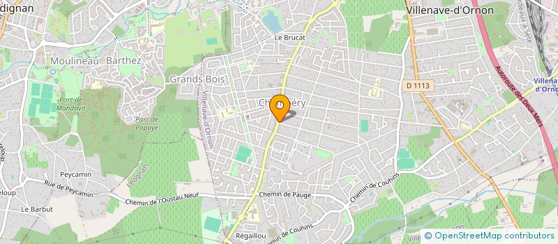 localisation de l'entreprise GL'PERMIS à VILLENAVE-D'ORNON