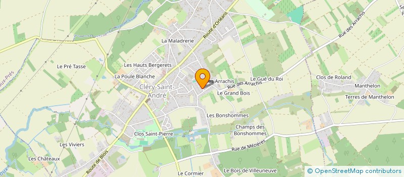 localisation de l'entreprise GL PHARMA CONSEIL à CLERY-SAINT-ANDRE