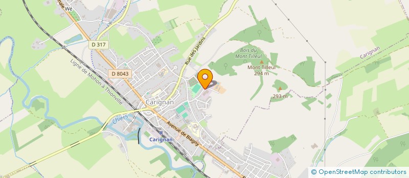 localisation de l'entreprise GL PRO  CARIGNAN