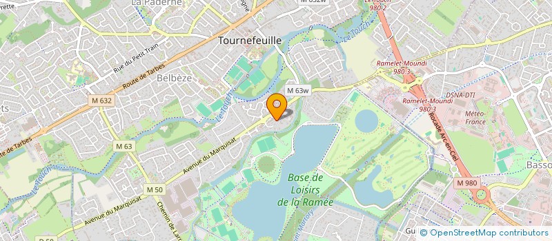 localisation de l'entreprise GL PRODUCTION  TOURNEFEUILLE