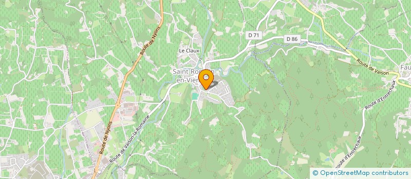 localisation de l'entreprise GL PROVENCE  SAINT-ROMAIN-EN-VIENNOIS