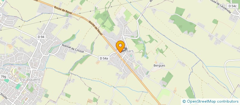 localisation de l'entreprise GL R COM  ODARS