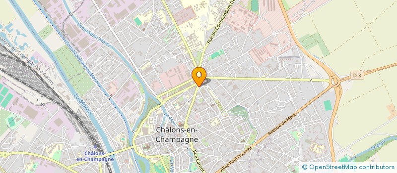 localisation de l'entreprise GL RAVALEMENT à CHALONS-EN-CHAMPAGNE