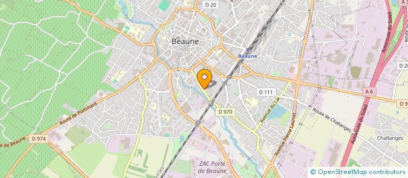 localisation de l'entreprise GL RENT à BEAUNE
