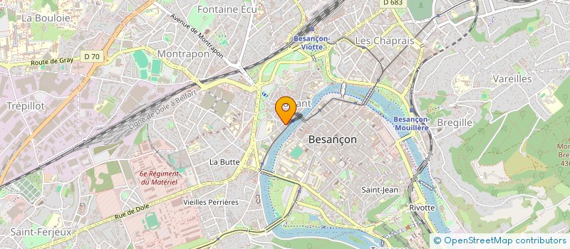 localisation de l'entreprise GL RESRAURANT PIZZERIA à BESANCON