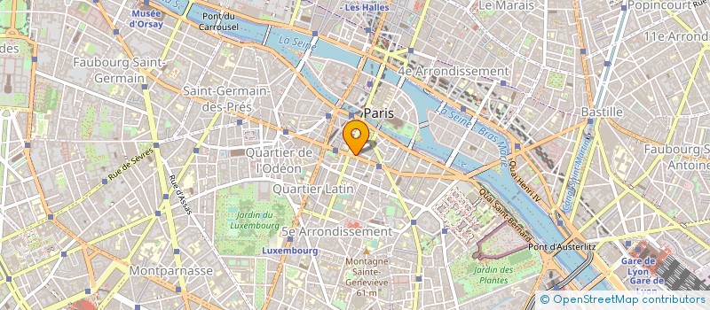 localisation de l'entreprise GL SAINT GERMAIN  PARIS